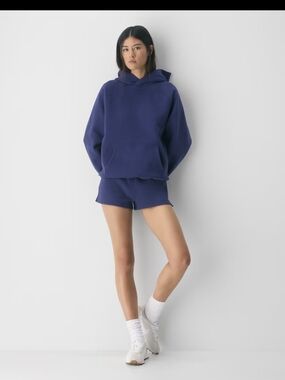 ARITZIA Navy Low-Rise Micro Shorts